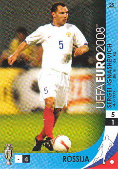 Sergei Ignashevich Russia Panini Euro 2008 Card Game #25